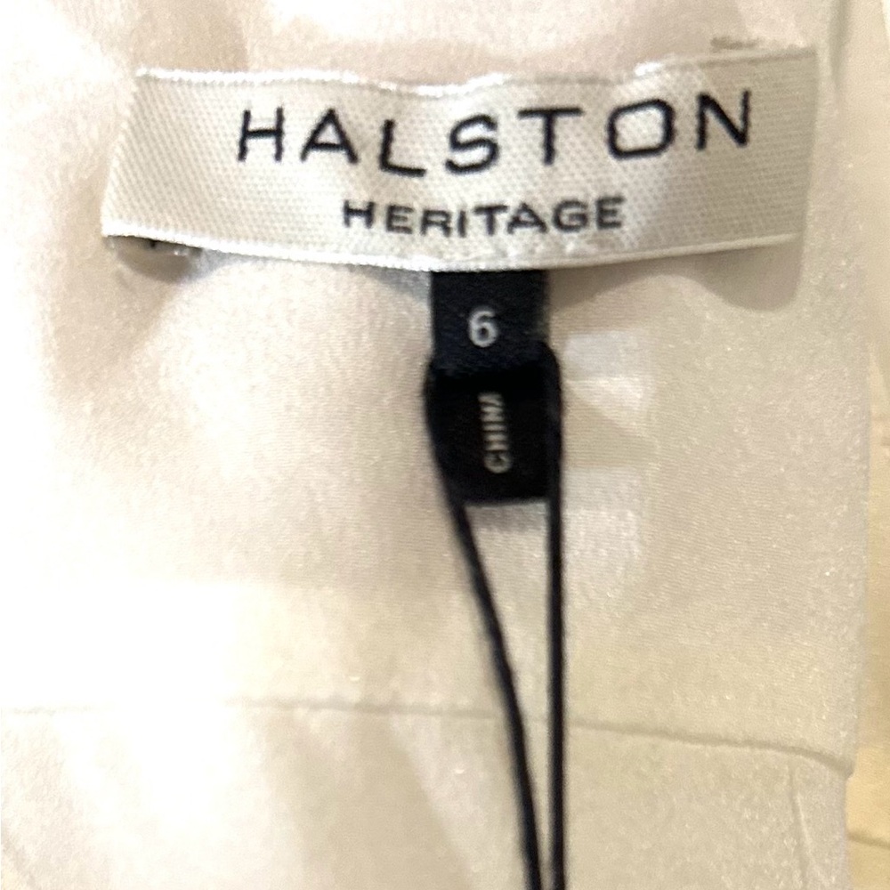 White Rouched Halter Sheath Dress - Picture 6 of 16